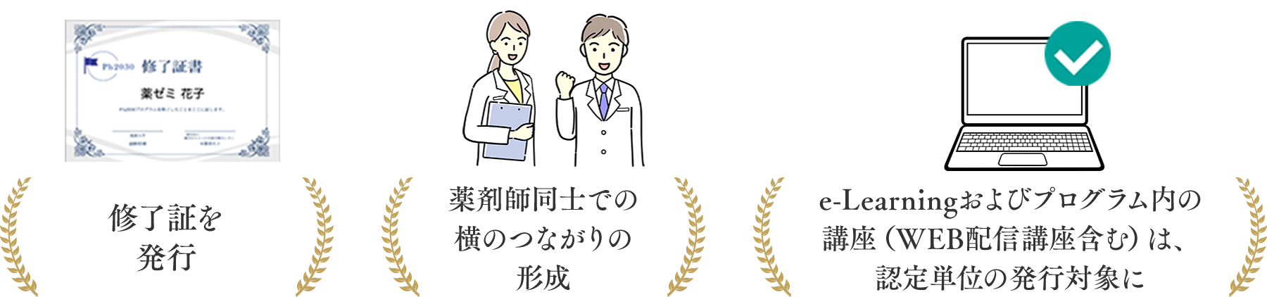 Ph2030プログラムの特典